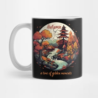 Autumn a Time of Golden Moments Fall Season Mug